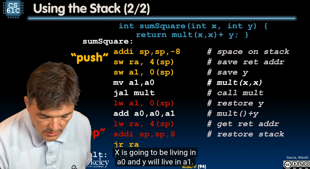 CS61Cfall20学习笔记02_stack